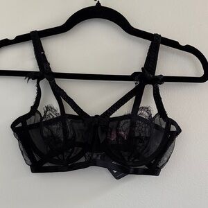 Agent Provocateur Black Lace Bra, NWT, UK 34D